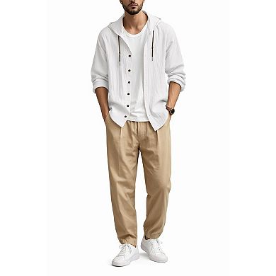 Men Casual Linen Summer Top