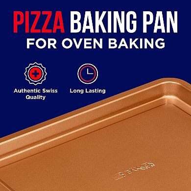 Bakken Swiss 2-Piece Crisper Tray Set Nonstick Basket Design for Crispy Oven Cooking