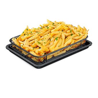 Bakken Swiss 2 pc Crisper Tray Set Nonstick Basket Design for Crispy Oven Cooking
