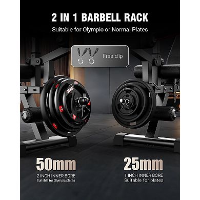 HARISON Adjustable Weight Bench for Home Gym, with Leg Extension & Preacher Pad (HRK-609 Black)