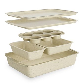 Bakken Swiss 6 pc Bakeware Set Stackable Non-Stick Carbon Steel Pans