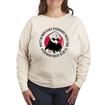 Plus Size The Devil Wears Prada Don't Be Ridiculous French Terry Long Sleeve Tee