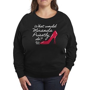 Plus Size The Devil Wears Prada What Would Miranda Priestly Do? French Terry Long Sleeve Tee