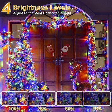 Ollny 1000 LED 382ft Multicolor Christmas Lights