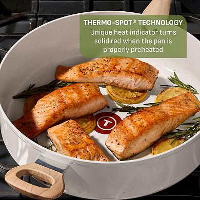 6 Qt Revive Ceramic Nonstick Saute Pan With Lid Oven Safe Stay-cool Handle