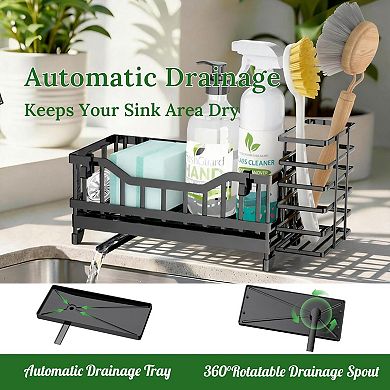 Sponge Holder Kitchen Sink Organizer Storage