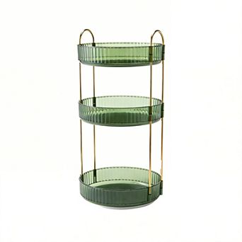 360 Rotating 3 tier Bathroom Organizer Lazy Susan