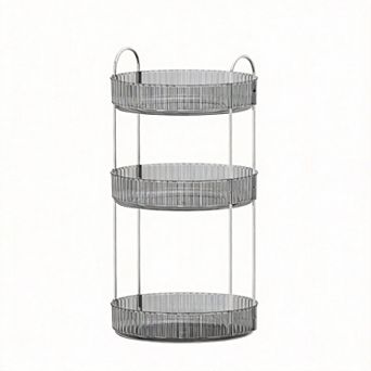 360 Rotating 3 tier Bathroom Organizer Lazy Susan