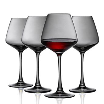 4-15.5oz Elegant Red Wine Glasses Gift for Wedding Anniversary Christmas
