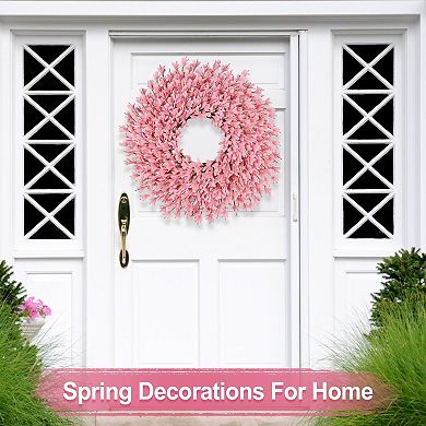 26" Spring Artificial Wreath Easter Spring Home Decor