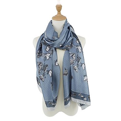Silk Feeling Long Scarf Lightweight Sunscreen Shawl Wrap Women