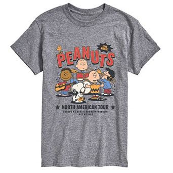Men's Peanuts North American Tour Graphic Tee