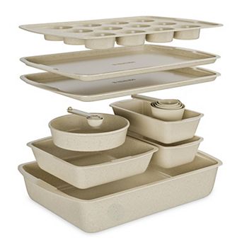 10 pc Nonstick Carbon Steel Bakeware Stackable, Oven & Dishwasher Safe