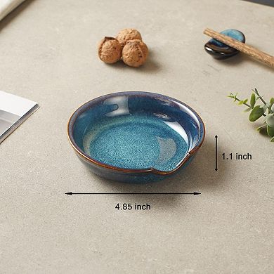 Ceramic Spoon Rest Kitchen Utensil Rest 4 pack