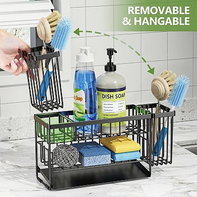 2-tier Sink Organizer Rack Home Essentials