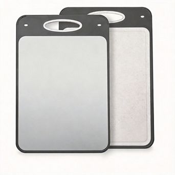 2 pc Titanium Chopping Board for Meat Fish Fruits Vegetables Dishwasher Safe