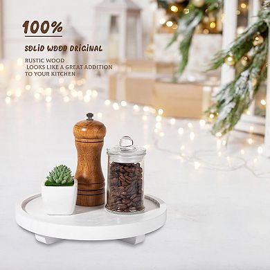 Round Riser Decorative Tray Counter Organizer