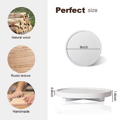 Round Riser Decorative Tray Counter Organizer
