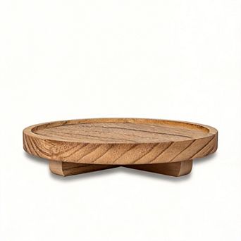 Round Riser Decorative Tray Counter Organizer