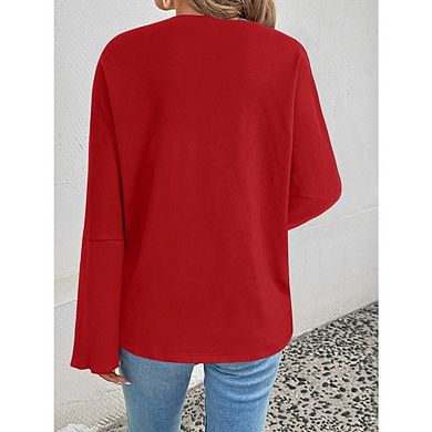 Women's Casual Suit Cardigan Long Sleeve Solid Color Stylish Lapel Coat