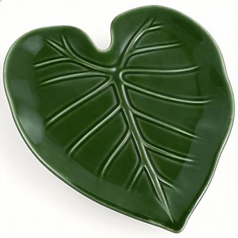 Cute Leaf Ceramic Spoon Rest Decor Gift
