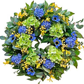 24" Spring Artificial Wreath Home Decor