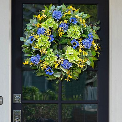 24" Spring Artificial Wreath Home Decor
