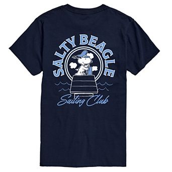 Big & Tall Peanuts Salty Beagle Sailing Club Graphic Tee