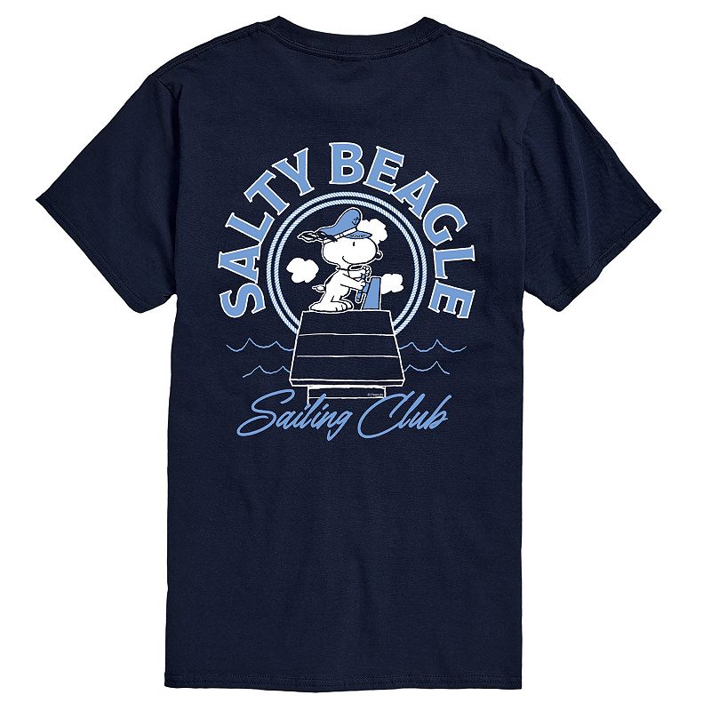 Big & Tall Peanuts Salty Beagle Sailing Club Graphic Tee