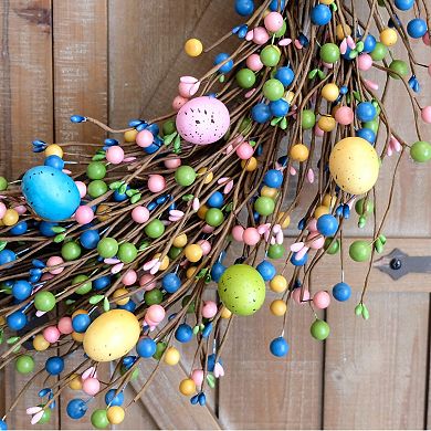 26" Spring Easter Wreath Door Decor for Indoor Outdoor