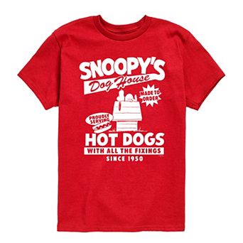 Boys 8-20 Peanuts Snoopy's Dog House Hot Dogs Graphic Tee