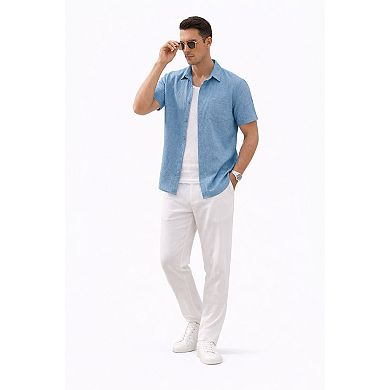 Men Textured Casual Beach Shirt