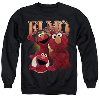 Men's Elmo Bootleg Style Graphic Sweatshirt