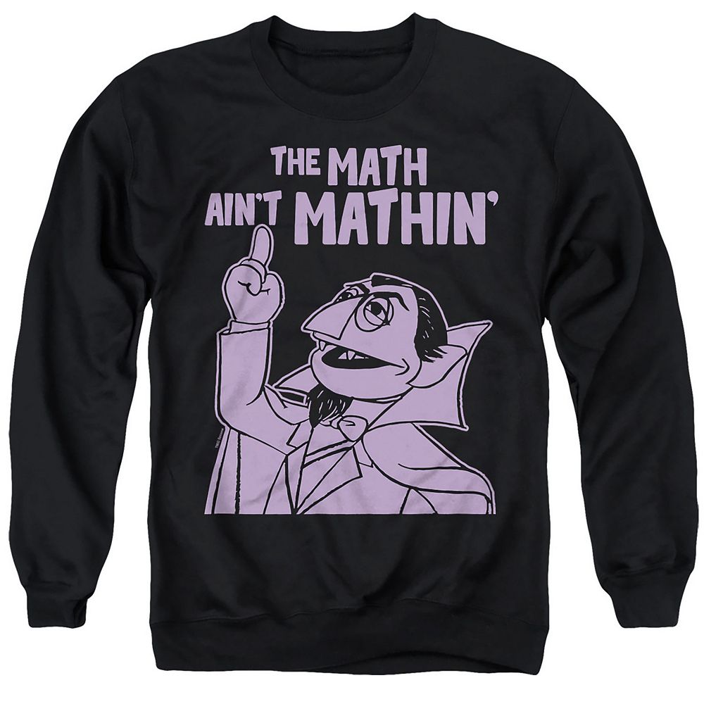 Men's The Count Math Ain't Mathin Graphic Sweatshirt