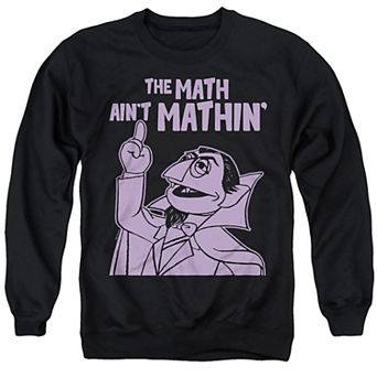 Men's The Count Math Ain't Mathin Graphic Sweatshirt
