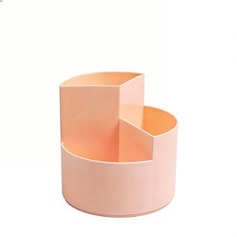 360° Spinning Pencil Holder 3-Slot Desk Organizer