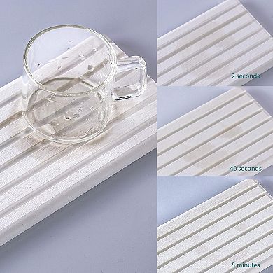 Water Absorbing Stone Tray Kitchen Counter 2pc