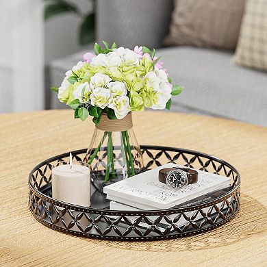 11" Vanity Tray Bathroom Counter Decorative Tray