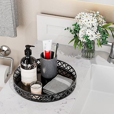 11" Vanity Tray Bathroom Counter Decorative Tray