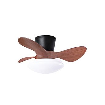 25-Inch Small Walnut Ceiling Fan