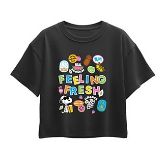 Girls 7-16 Peanuts Feeling Fresh Boxy Tee