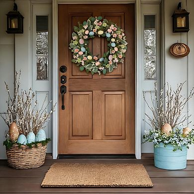 24" Easter Wreath Spring Summer Wedding Home Decor
