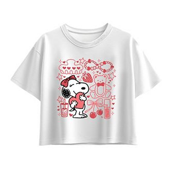 Girls 7-16 Peanuts Belle Cute Accessories Boxy Tee