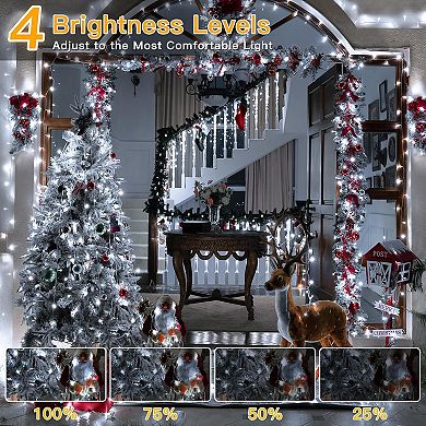 Ollny 1000 LED 382ft Cool White Christmas Lights