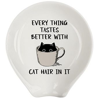 Coffee Spoon Rest Cat Lover Gift Bar Accessory
