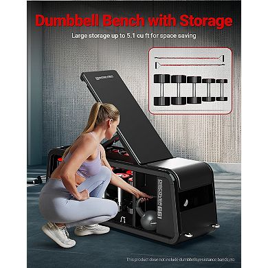 HARISON Adjustable Weight Bench for Home Gym, Heavy-Duty 1500 lbs Capacity (HRK-661)