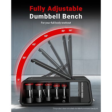 HARISON Adjustable Weight Bench for Home Gym, Heavy-Duty 1500 lbs Capacity (HRK-661)