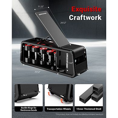 HARISON Adjustable Weight Bench for Home Gym, Heavy-Duty 1500 lbs Capacity (HRK-661)