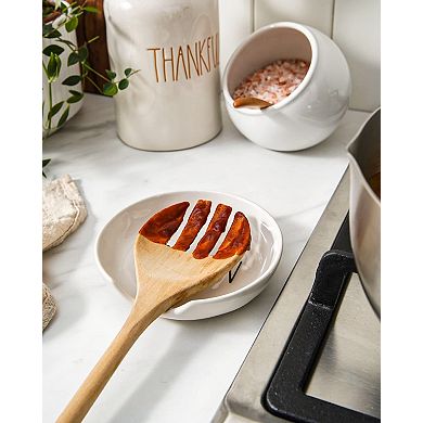 Spoon Rest Ceramic for Kitchen Counter 4 pack