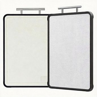 2 pc Stainless Steel Wheat Straw Double Sided Chopping Board for Meat Dishwasher Safe